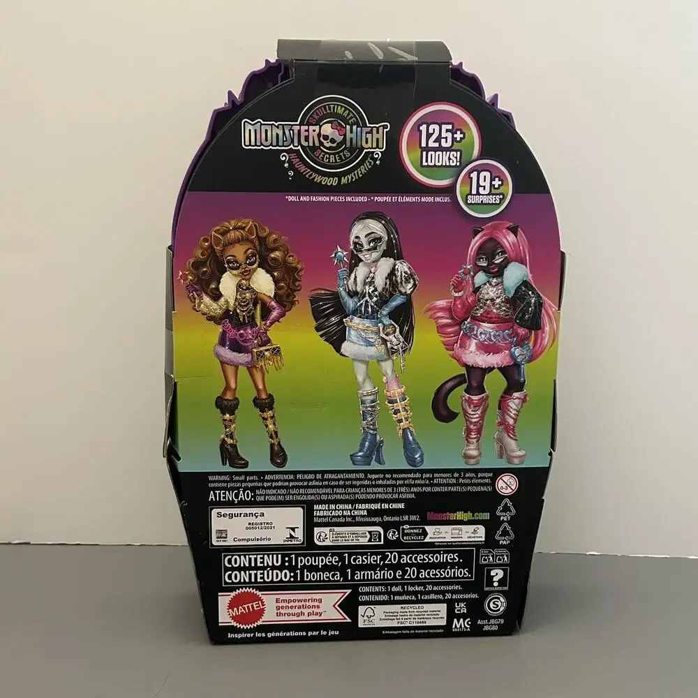 Monster High Skulltimate Secrets Hauntlywood Mysteries Clawdeen Wolf New